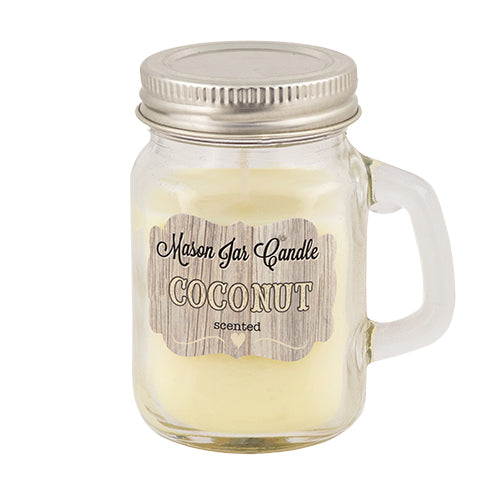 Mini Mason Jar Candle Coconut Scented Candles FabFinds   