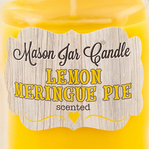Mini Mason Jar Candle Lemon Meringue Pie Scented Candles FabFinds   