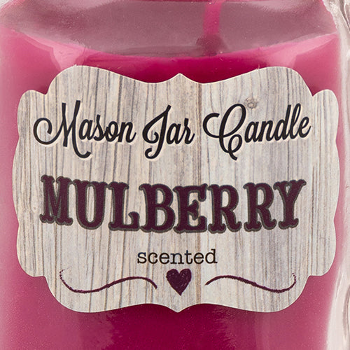 Mini Mason Jar Candle Mulberry Scented Candles FabFinds   