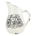 Ceramic Cream Bicycle Jug Vase Home Decoration PS Imports   