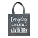 Hessian Quote Lunch Bag Assorted Styles Food Storage FabFinds Everyday is a new adventure  