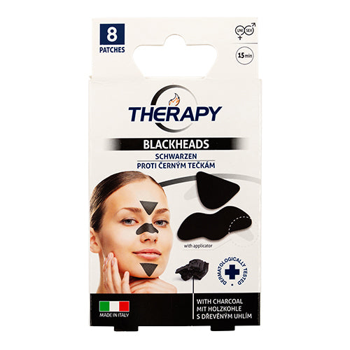 Therapy Blackheads Patches With Charcoal 8 Pack Skin Care Therapy   