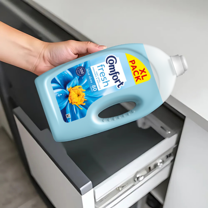 Comfort Fabric Conditioner Blue Skies 2.4L (80 Washes) Assorted Packs Laundry - Fabric Conditioner Comfort