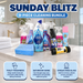 Sunday Blitz Household Cleaning Bundle 9 Piece Cleaning Bundles FabFinds
