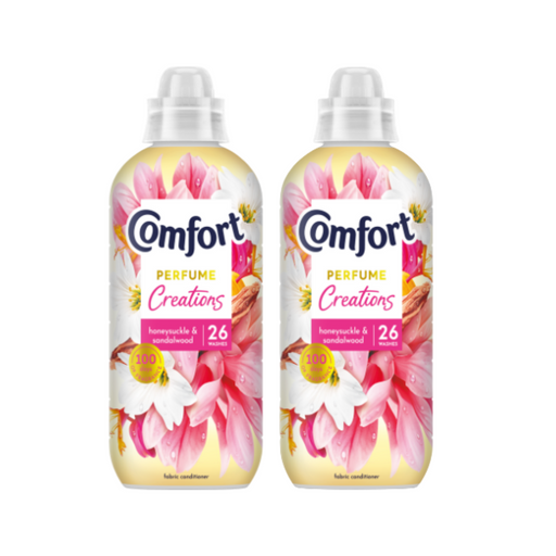 Comfort Creations Honeysuckle Fabric Conditioner 26 Washes Assorted Packs Laundry - Fabric Conditioner Comfort Pack of 2