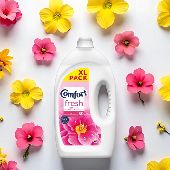 Comfort Fabric Conditioner Spring Blossom 2.4L (80 Washes) Assorted Packs Laundry - Fabric Conditioner Comfort