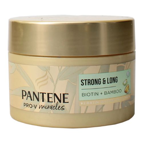 Pantene Pro-V Miracles Biotin and Bamboo Hair Mask 160ml Hair Masks, Oils & Treatments pantene   
