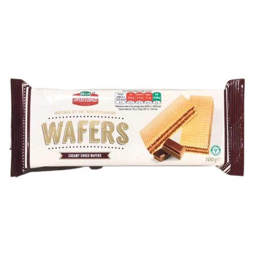 Bello Artizano Creme Choco Wafers 100g - FabFinds