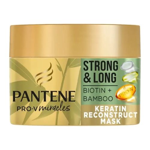 Pantene Pro-V Miracles Strong and Long Bamboo Hair Mask 160ml Hair Masks, Oils & Treatments pantene   