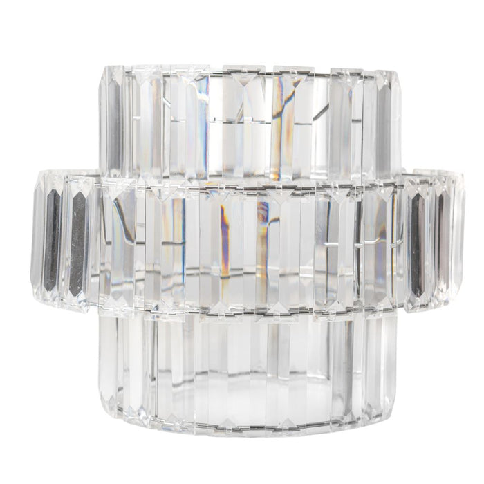 3 Tier Clear Crystal Lampshade Assorted Packs
