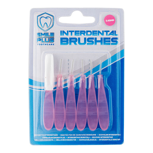 Smile Plus Interdental Brushes 0.45mm Dental Care Smile Plus   