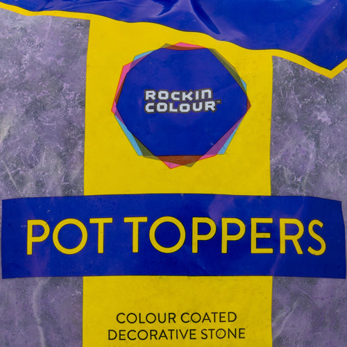 Rockin Colour Purple Rain Pot Toppers Decorative Stone 4kg Garden Decor Rockin Colour   