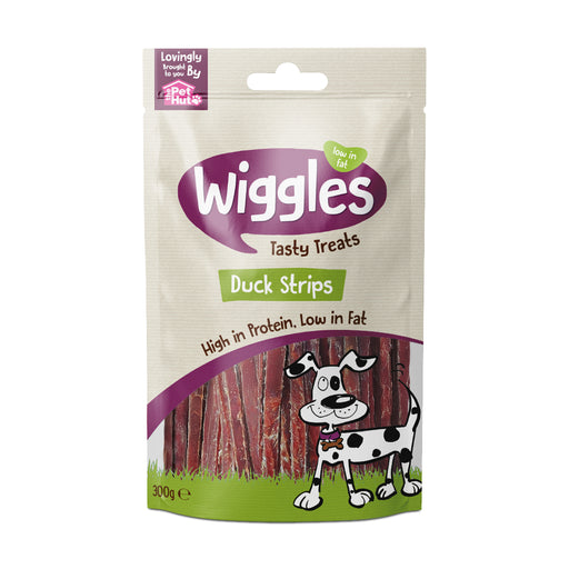 Wiggles Duck Fillets Strips Dog Treats 300g Dog Treats Wiggles 1 Pack