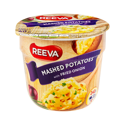 Reeva Mashed Potatoes With Fried Onion 40g Food Reeva   