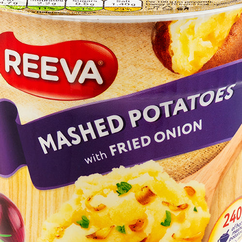 Reeva Mashed Potatoes With Fried Onion 40g Food Reeva   