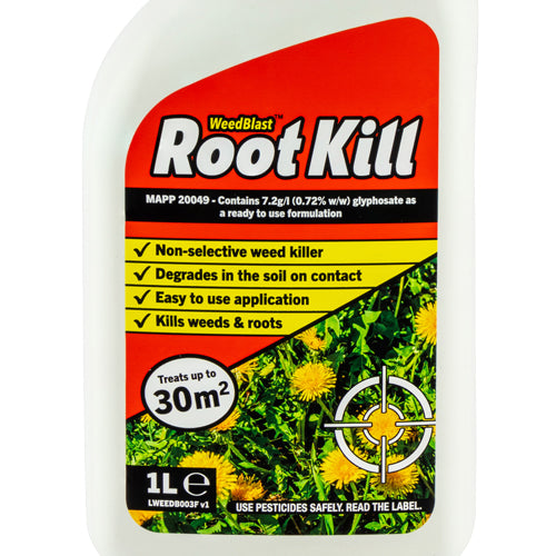 WeedBlast Root Kill Weedkiller Spray 1L - FabFinds