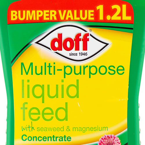 Doff Multi-Purpose Liquid Feed 1.2 Litre Lawn & Plant Care doff   
