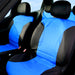 Autoplan Fabric Seat Covers 9 Piece Set Assorted Colours car Autoplan Blue  