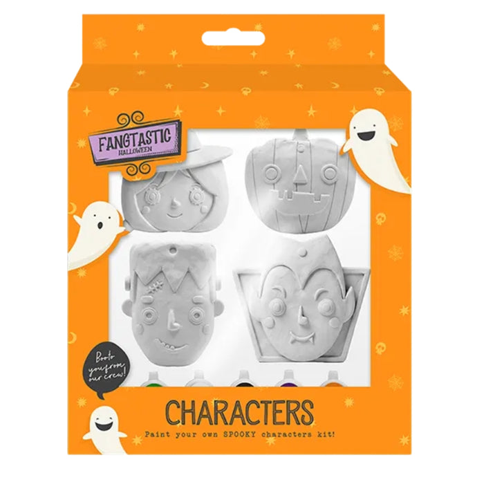 Halloween Paint Your Own Characters 4 Pack Halloween Decorations FabFinds