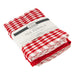 Home Collection Tea Towels Sold & Check Pattern Assorted Colours Tea Towels Home Collection   