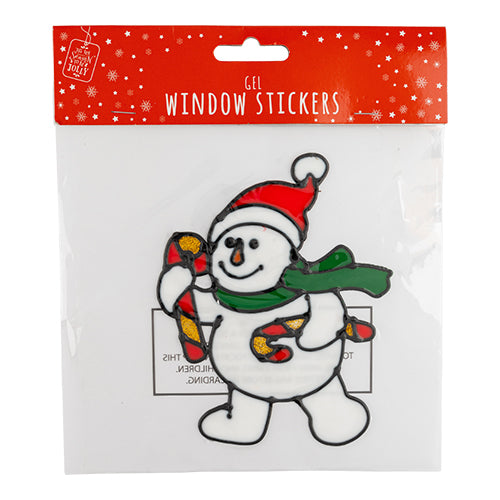 Christmas Gel Window Stickers Assorted Designs Christmas Decorations FabFinds   