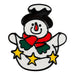 Christmas Gel Window Stickers Assorted Designs Christmas Decorations FabFinds Snowman and Stars  