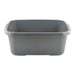 Rectangular Washing Up Bowl Assorted Colours Kitchen Storage FabFinds Grey  