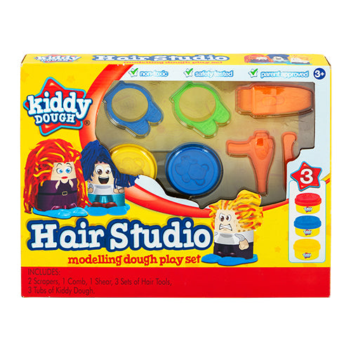 Kiddy Dough Hair Studio Modelling Dough Play Set Toys & Games Creative Kids   