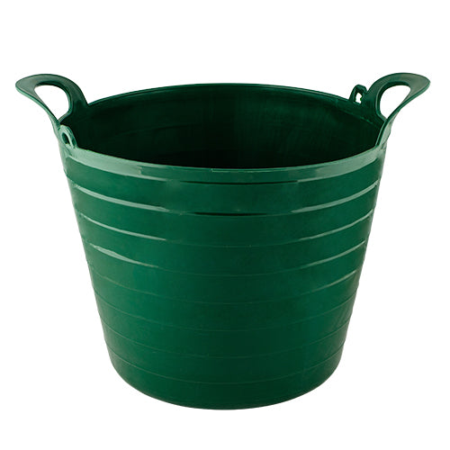 Tub Container Assorted Colours 26 Litre Storage Baskets FabFinds Dark Green  