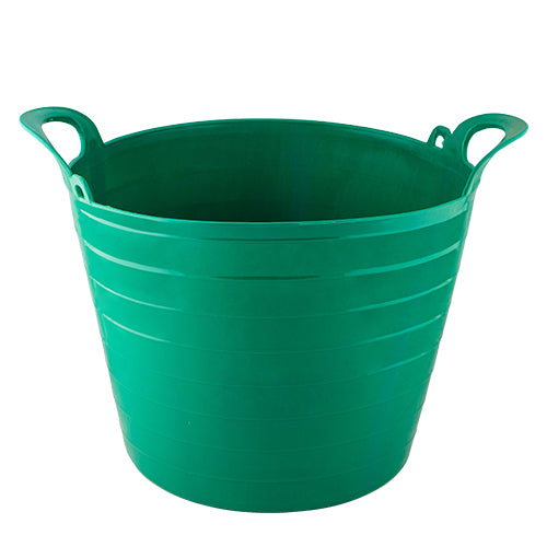 Tub Container Assorted Colours 26 Litre Storage Baskets FabFinds Green  