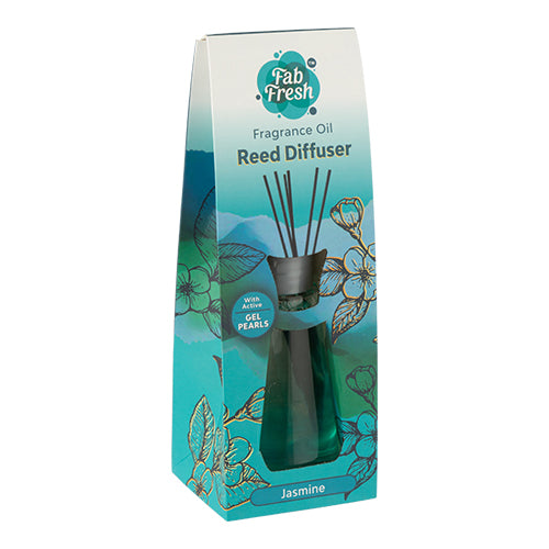 Fab Fresh Reed Diffuser Fab Fresh Jasmine Fragrance Oil Reed Diffuser 100ml - FabFinds