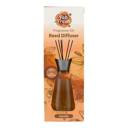 Fab Fresh Vanilla Fragrance Reed Diffuser 100ml Diffusers FabFinds   
