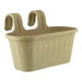 Garden Essentials Over Fence Plastic Basket 38cm Assorted Colours Plant Pots & Planters Garden Essentials   