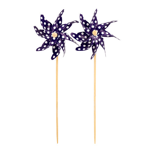 For The Love Of Gardening Large Windmills 2 Pk Garden Decor for the love of gardening Purple  