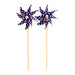 For The Love Of Gardening Large Windmills 2 Pk Garden Decor for the love of gardening Purple  