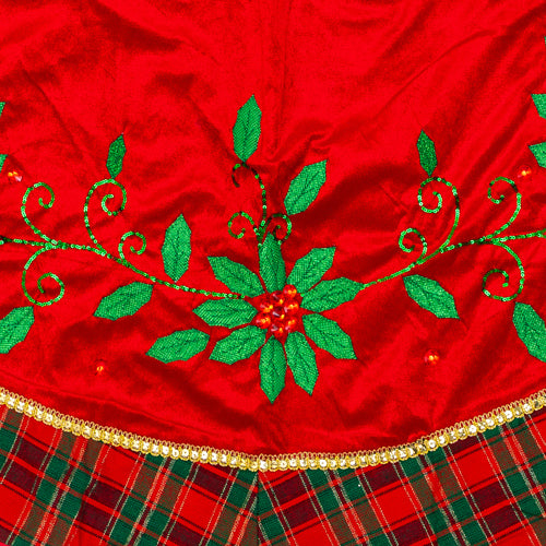 Classic Christmas Tree Skirt 48 inch Christmas Accessories FabFinds   