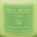 Well Being Calm Eucalyptus & Verbena Frosted Scented Candles 4oz Candles FabFinds   