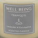 Well Being Tranquil Lavender & Eucalyptus Frosted Scented Candle 4oz Candles FabFinds   