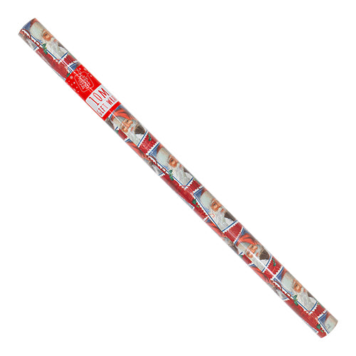 Traditional Santa Claus Christmas Wrapping Paper Assorted Designs 10M Christmas Wrapping & Tissue Paper FabFinds   