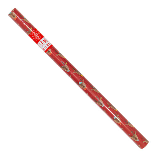 Christmas Gonk & Reindeer Gift Wrap Assorted Styles 10M Christmas Wrapping & Tissue Paper FabFinds   
