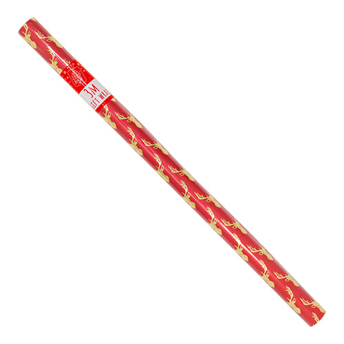 Red & Gold Christmas Wrapping Paper 3M Assorted Designs Christmas Wrapping & Tissue Paper FabFinds   