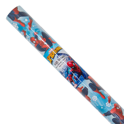 Marvel Spiderman Christmas Wrap Assorted Colours 3M Christmas Wrapping & Tissue Paper FabFinds Blue  