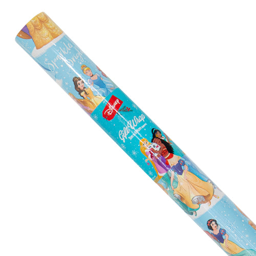 Disney Princess Christmas Wrapping Paper 3M Assorted Colours Christmas Wrapping & Tissue Paper disney Blue  