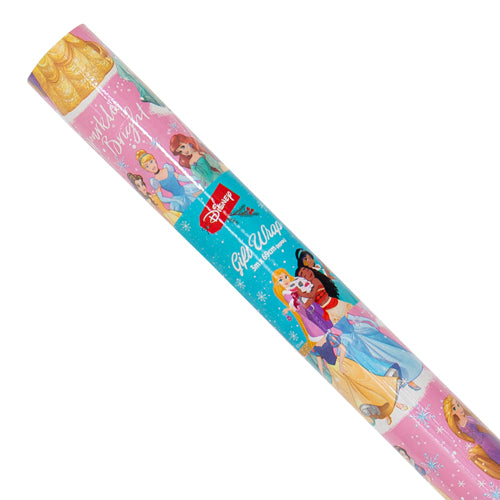 Disney Princess Christmas Wrapping Paper 3M Assorted Colours- FabFinds