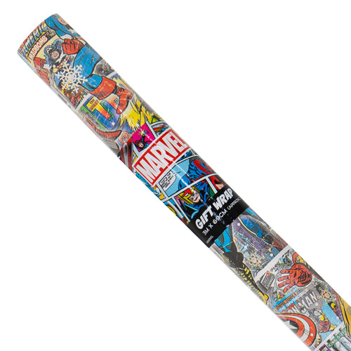 Marvel Comic Christmas Wrapping Paper 3M Christmas Wrapping & Tissue Paper Design Group   