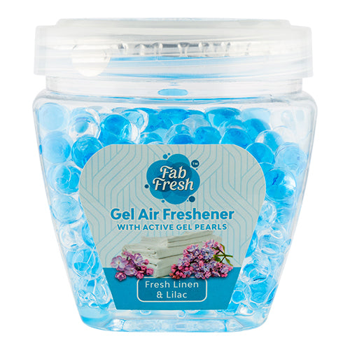 FabFresh Gel Pearls Air Freshener Assorted Scents 225g Air Fresheners Fab Fresh Fresh Linen & Lilac  