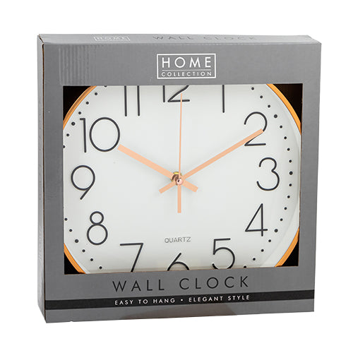 Home Collection Wall Clock Sleek Design 29.5cm Clocks Home Collection   