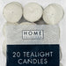 Home Collection Tealight Candles 20 Pack Candles Home Collection   