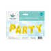 Funky Whale Foil Party Balloon Bunting 16" Assorted Colours Party decor Funky Whale Gold  