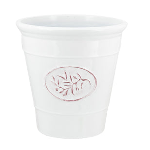 For The Love Of Gardening White Olive Planter 23cm Pots & Planters for the love of gardening   